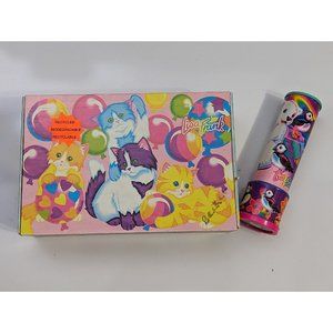 Vintage Lisa Frank Pencil Box and Toy